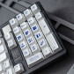Geometry 144+47 PBT Dye-subbed PC Crystal Semitransparent Backlit Cool Keycaps Set Screen Printing with Oil Spraying